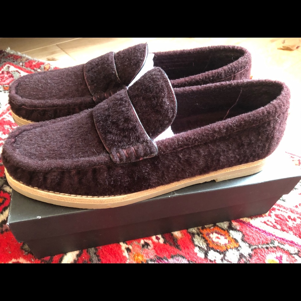 Stuart Weitzman Bromley Shearling Loafers size 9